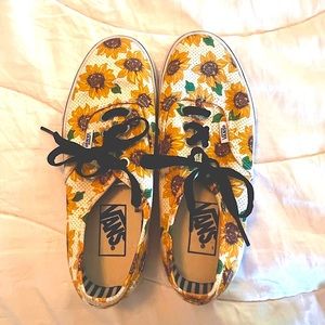 Vans - sunflower shoes womens size 6.5